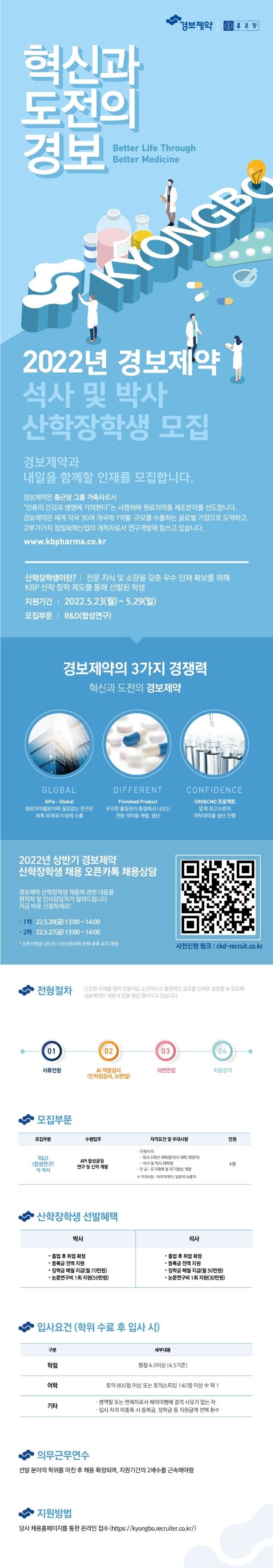 사본 -2022 경보제약 산학장학생모집(오픈카톡 채용 상담회) 웹공고문.jpg